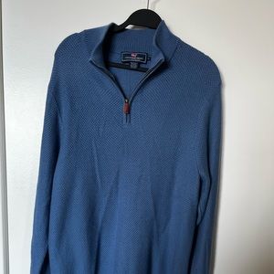 Vineyard Vines Marino Wool Quarter Zip